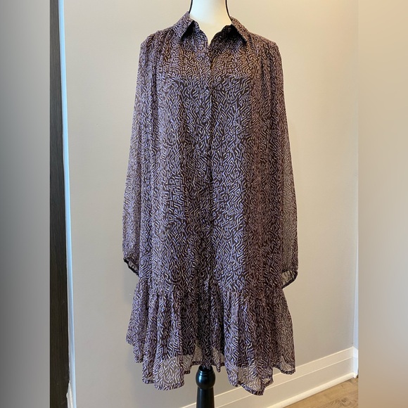 Vero Moda short shirt dress Size L EUC - Picture 1 of 15